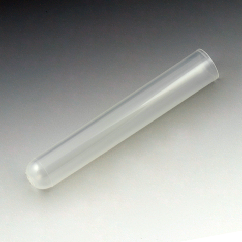 Globe Scientific Culture Tube, 12 x 75mm (5mL), PP, STERILE, Attached Dual Position Cap, 25/Bag, 20 Bags/Unit Image