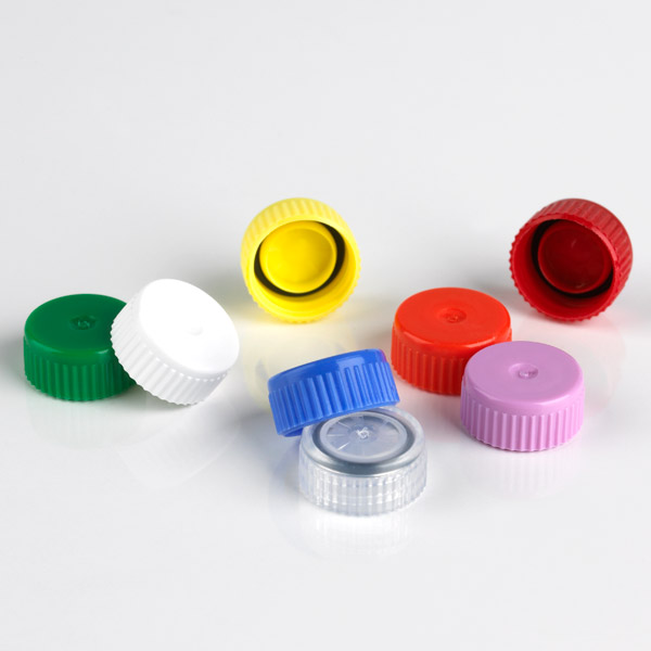 Globe Scientific Screw Cap for Microtube, with O-Ring, Clear Image