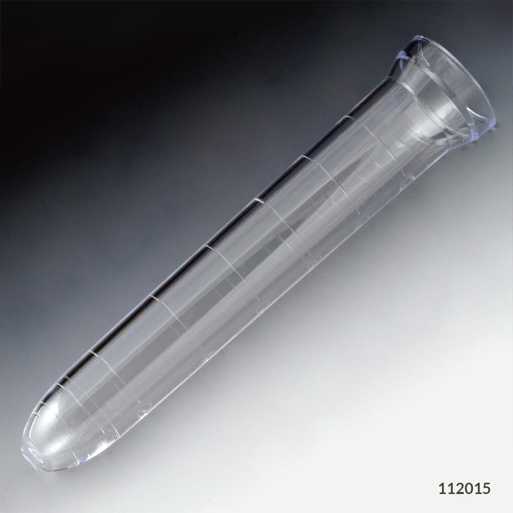 Globe Scientific Tube, Urine Centrifuge, 12mL with Flared Top, PS, Kova Type, Graduated, 1000/Bag, 2 Bags/Unit Image