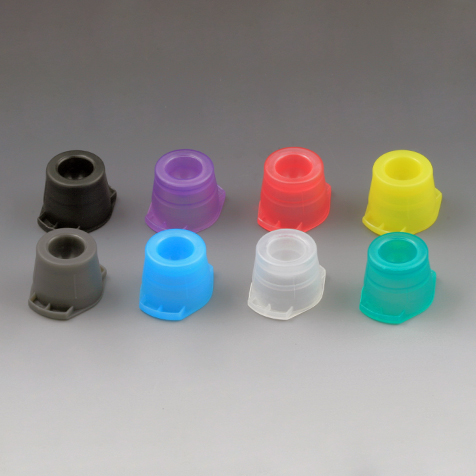 Globe Scientific Cap, Universal, Fits most 12mm, 13mm and 16mm tubes, Blue Image