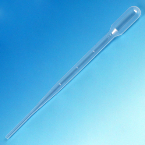 Globe Scientific Transfer Pipet, 5.0mL, Blood Bank, Graduated to 2mL, 155mm, 500/Dispenser Box, 10 Boxes/Unit Image