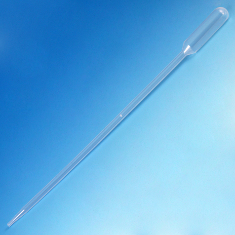 Globe Scientific Transfer Pipet, 6.0mL, Extra Long, 225mm (9 Inches Long), 500/Dispenser Box, 10 Boxes/Unit Image