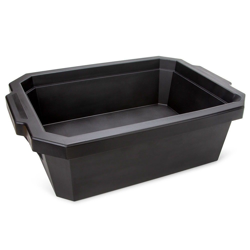 Globe Scientific Ice Tray, 9 Liter, Black Image