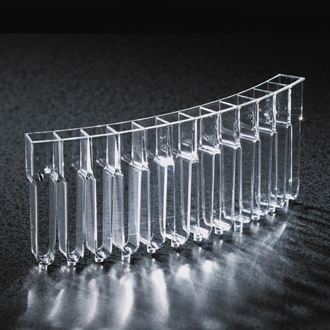 Globe Scientific COBAS MIRA: Cuvette, for use with Cobas Mira, Mira S, Mira Plus and Horiba ABX Mira Plus analyzers, Individually Wrapped, 50/Box, 6 Boxes/Unit Image