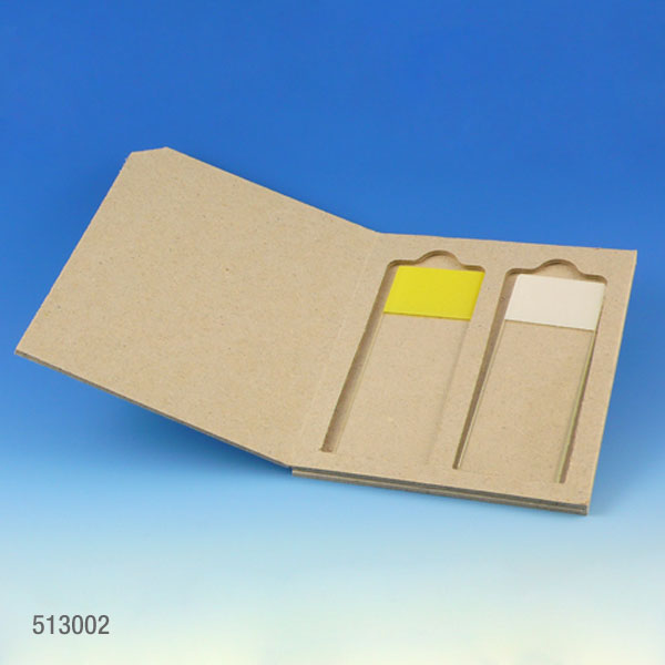 Globe Scientific Slide Mailer, Cardboard, for 2 Slides, 50/Box, 20 Boxes/Unit Image
