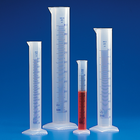 Globe Scientific Graduated Cylinder, PP, Printed Graduations, 100mL Image