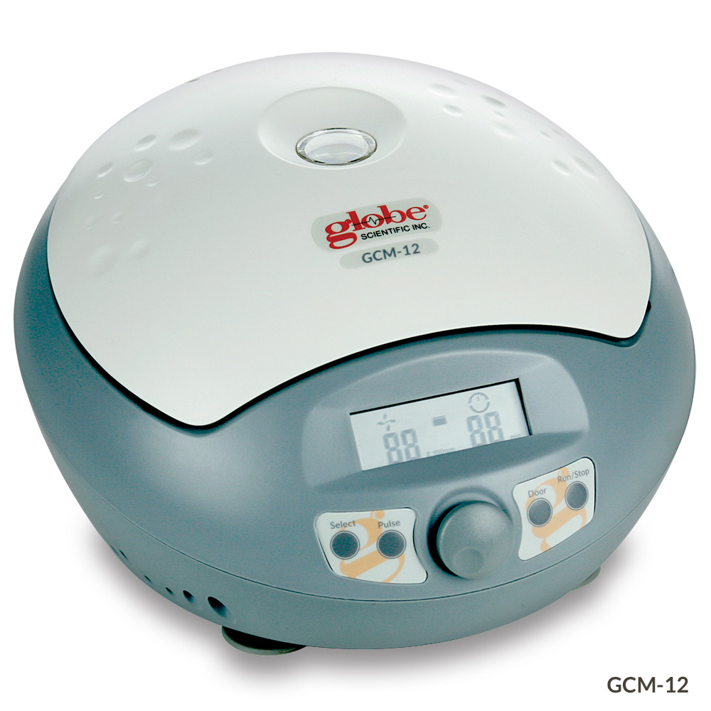 Globe Scientific Centrifuge, Micro, 12-Place, High Speed, 120v - 240v, 50/60Hz, US, UK, EU Plugs (Includes: 12-Place Rotor for 1.5mL and 2.0mL Microcentrifuge Tubes) Image