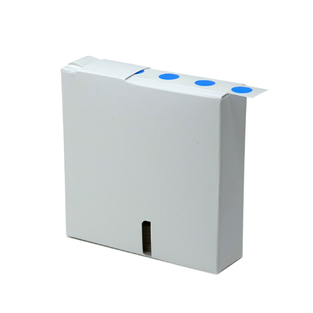 Globe Scientific Label Rolls, Cryo, 13mm Dots, for 1.5-2mL Tubes, Blue Image