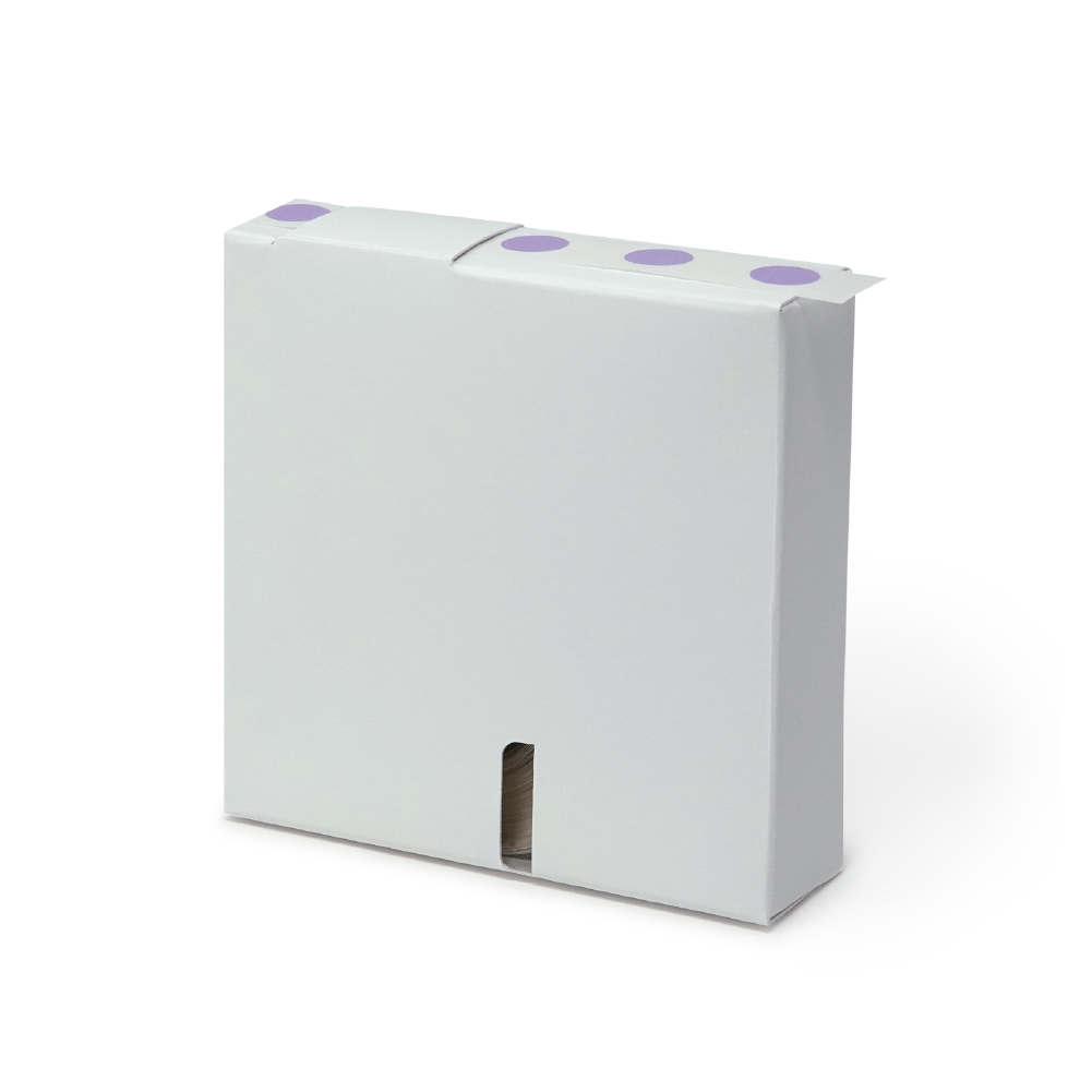 Globe Scientific Label Rolls, Cryo, 13mm Dots, for 1.5-2mL Tubes, Lavender Image