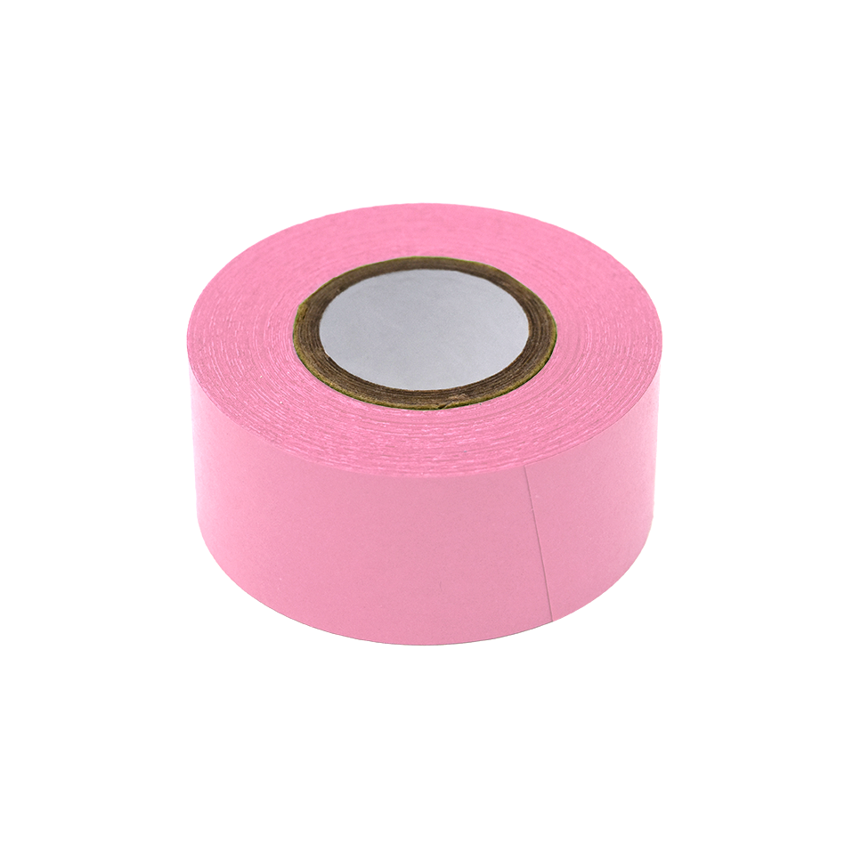 Globe Scientific Labeling Tape, 1" x 500" per Roll, 3 Rolls/Box, Pink  Image