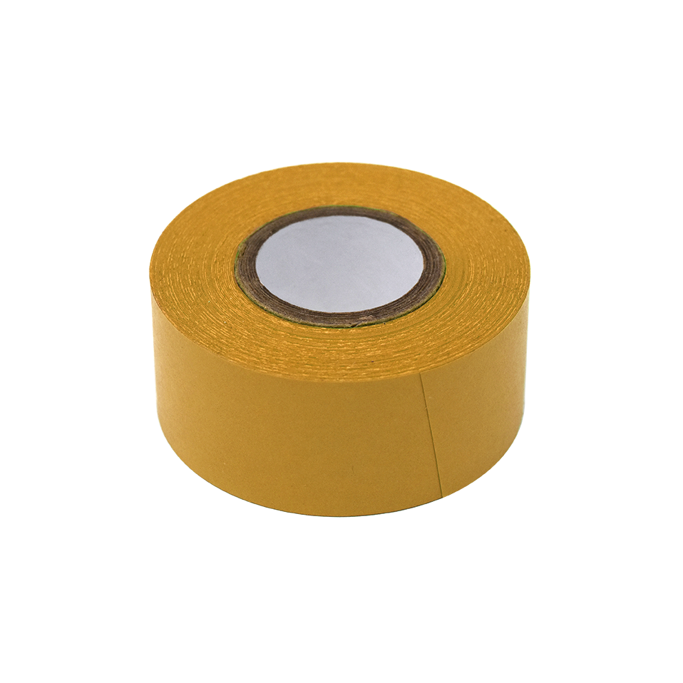 Globe Scientific Labeling Tape, 1" x 500" per Roll, 3 Rolls/Box, Tan  Image