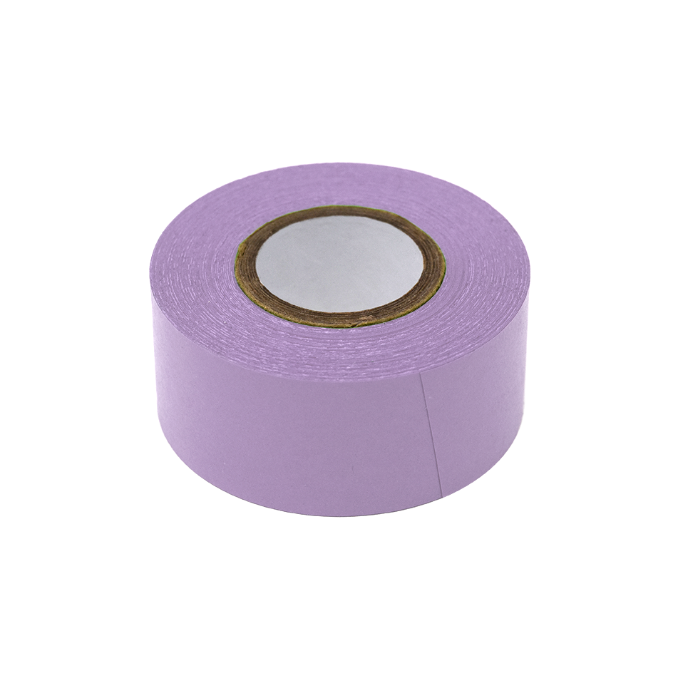 Globe Scientific Labeling Tape, 1" x 500" per Roll, 3 Rolls/Box, Violet  Image