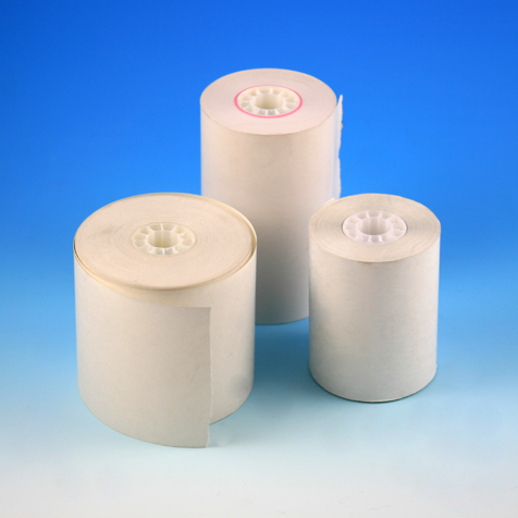 Globe Scientific Thermal Printer Paper, 58mm wide x 48mm diameter x 80 ft long, 24 Rolls/Unit Image